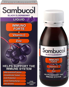 Sambucol Immuno Forte Vitamin C + Zinc 120mL