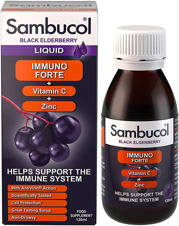 Sambucol Immuno Forte Vitamin C + Zinc 120mL
