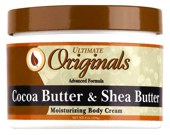 Ultimate Originals Cocoa Butter & Shea Butter Body Moisturizer 8oz