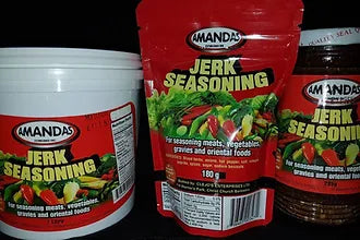 Amandas Jerk Seasoning Bottle 285g