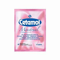 Cetamol Menstrual Caplets 2s