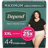 Depend XL Women Fresh Protection 15's