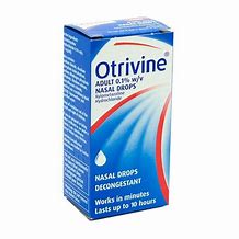 Otrivine Nasal Drops 0.1% Adult 10 ml.