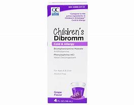 QC Children's Dibrumm Cold & Allergy Grape Flavor 118ml