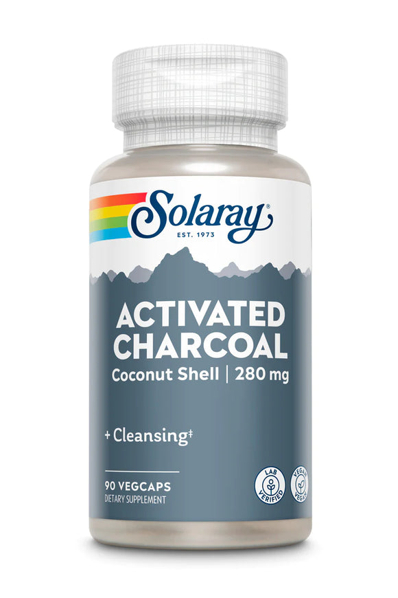 Solaray Activated Charcoal Caps 90's