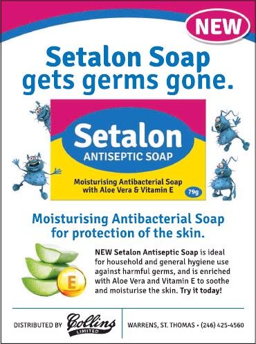 Setalon Soap w/Aloe Vera & vitamin E