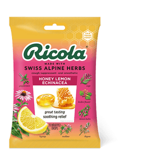 Ricola Throat Drops Honey Lemon W/ Echinacea