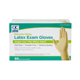 QC latex gloves box 50's