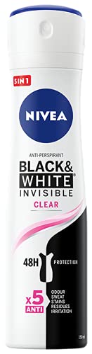 Nivea Deodorant Black & White Spray Clear 150ml
