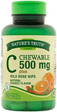 Nature's Truth Vitamin C 500mg Bioflavonoids & RH Tabs 100's