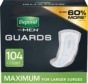 Depend Men's Guards 2/52's