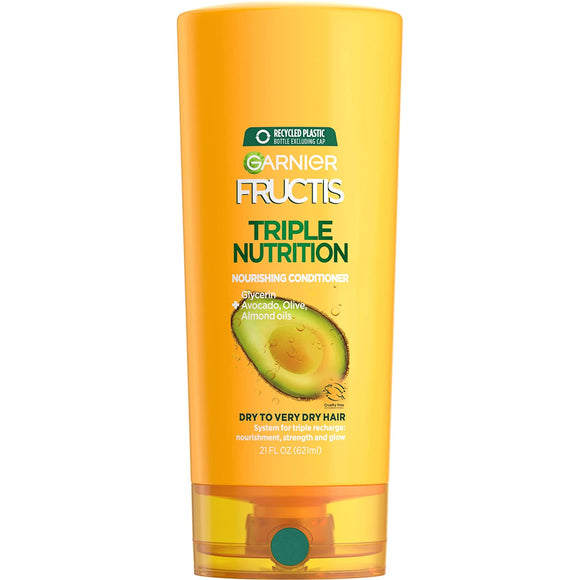 Garnier Fructis Triple Nutrition Shampoo Avocado Olive & Almond 1L/33.8oz