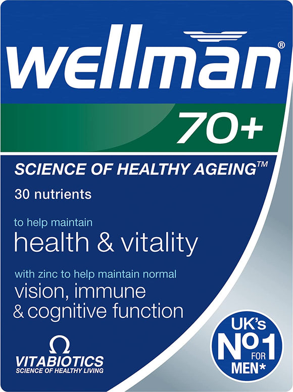 Wellman 70+ Tablets 30's