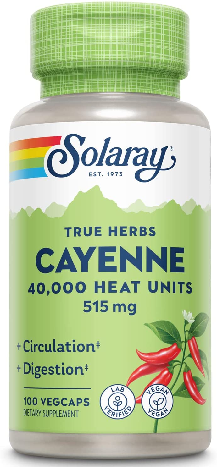 Solaray Cool Cayenne Pepper 320mg 40,000HU w/Butcher's 90's Phillips Pharmacy