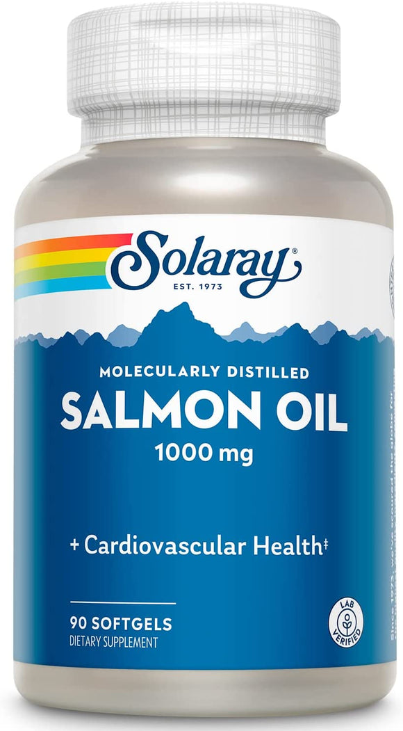 Solaray Salmon Oil 1000mg Caps 90's