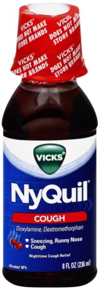 Nyquil (Vicks) Cough Syrup Red 8 oz.