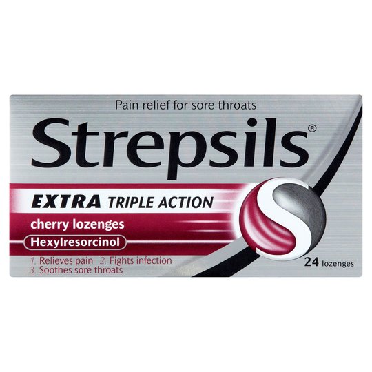 STREPSILS EX CHERRY LOZENGES 24
