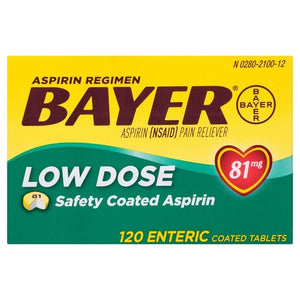 Bayer Aspirin 81mg 120's