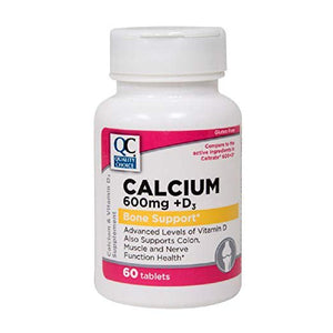 QC Calcium 600MG w/ vitamin D Tablets 60s