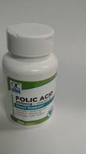 QC Folic Acid 800 mcg. 180 Tablets