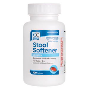 QC Stool Softener Softgels 100s