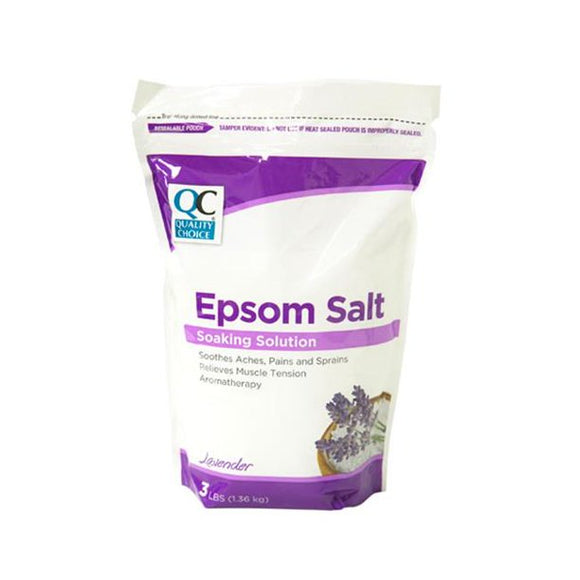 QC Epsom Salts / Lavender 3 lb.