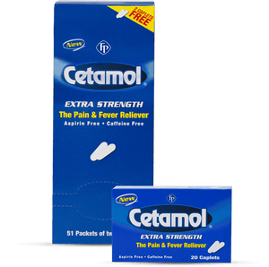 FP Cetamol Extra Strength  Pain & Fever Relief Caplets 20s