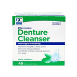 QC Denture Cleanser Tablets / Overnight Whitening 40s