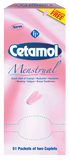 Cetamol Menstrual Caplets 20s