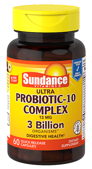 Sundance Probiotic-10 Complex 3 Billion Quick Release Capsules, 60 Ea,