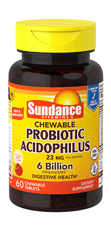 Sundance Chewable Probiotic Acidophilus 6 Billion 60's