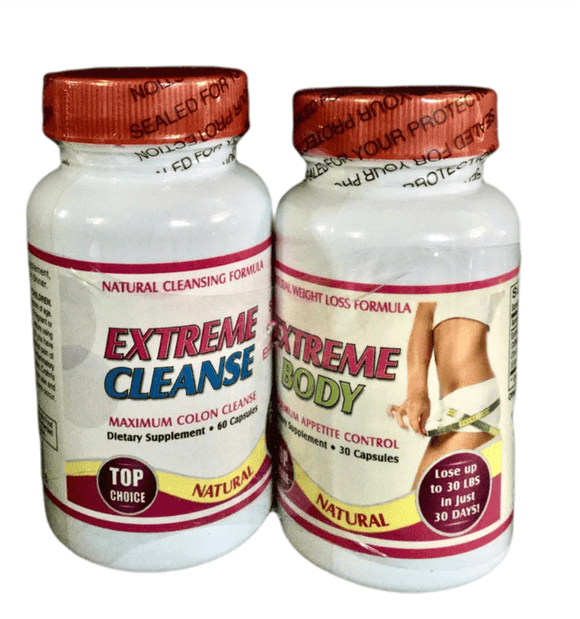 Extreme Body & Extreme Cleanse Maximum Fat Burner & Maximum Colon Cleanse