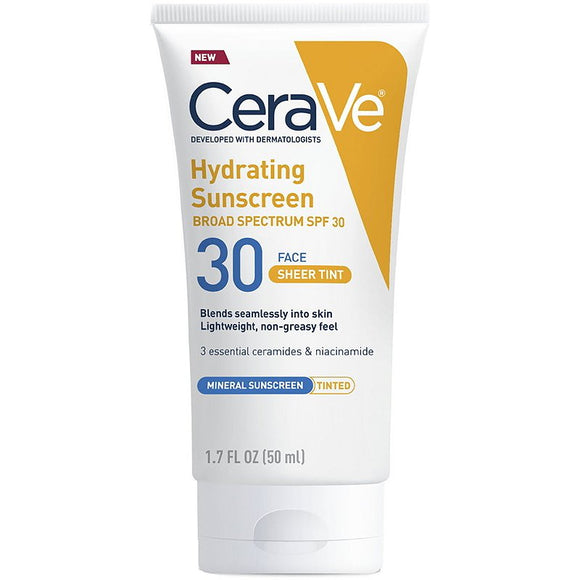 Cerave Hydrating Sunscreen Face SPF30