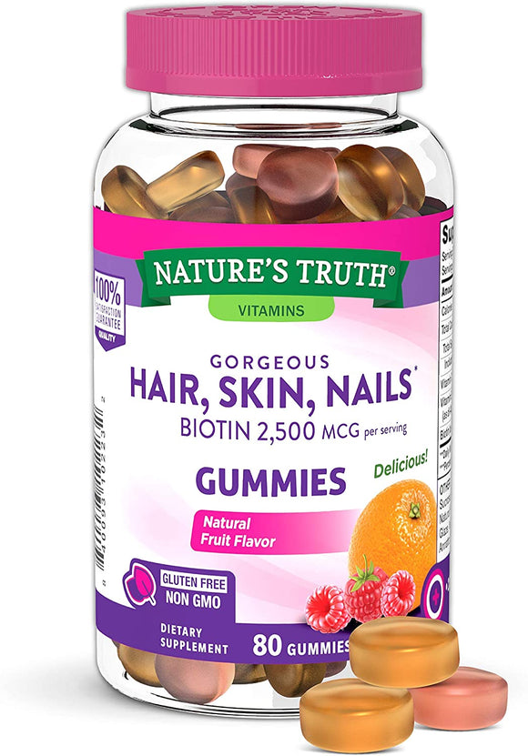 Hair Skin Nails Gummies (Nature's Truth)