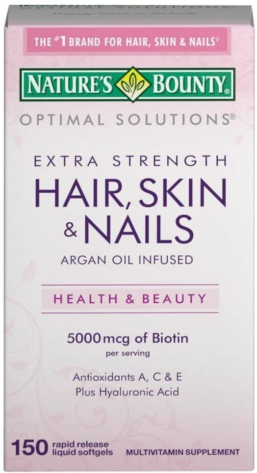 Hair, Skin, Nails Rapid Release Softgels 150's (Nature Bounty)