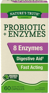 Nature's Truth Probiotic + Enzymes Capsules