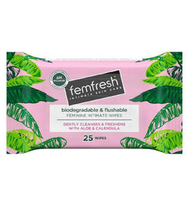 Femfresh Feminine Intimate Wipes 25's