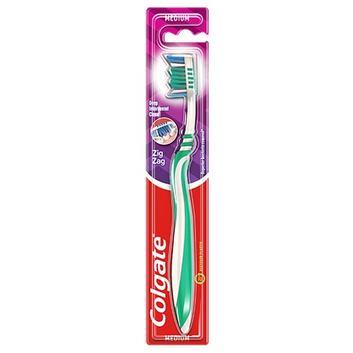Toothbrush Medium ZigZag (Colgate)