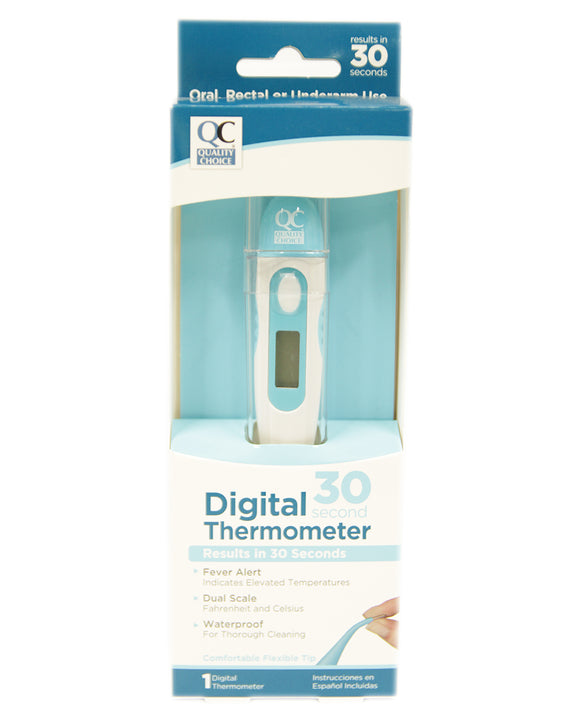 QC 30 Second Flex Digital Thermometer