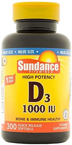 Sundance Vitamin D3 1000iu Capsules 300's