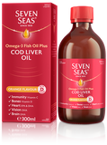 Seven Seas Orange Syrup & Cod Liver Oil 300ml
