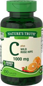 Nature's Truth Vitamin C 1000mg (Wild Rose) Caplets 100's