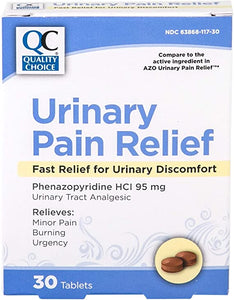 QC Urinary Pain Relief Tablets