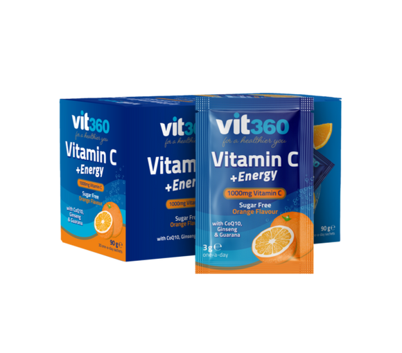 Vit360 Vitamin C + Energy Sachets 30's