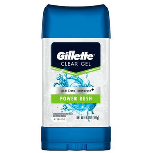 Gillette Clear Gel Antiperspirant Power Rush 3.8oz