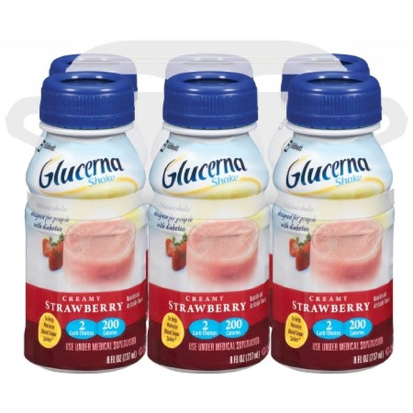 Glucerna Shake Creamy Strawberry 8 oz. 6's