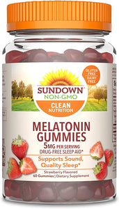 Sundown Melatonin Gummies 5 mg