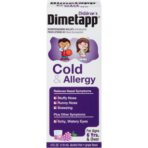 Dimetapp Children Cold/Allergy Syrup (4-oz)