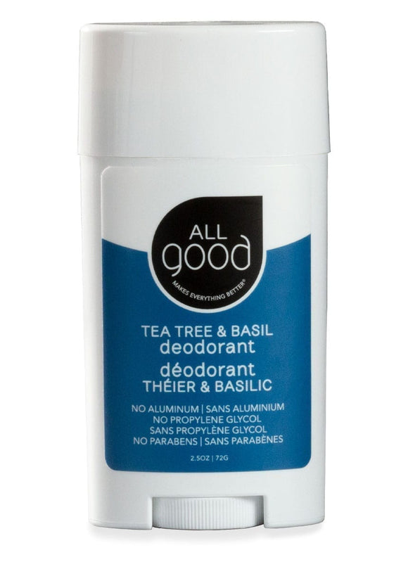 All Good Deodorant – Tea Tree & Basil 2.5 oz