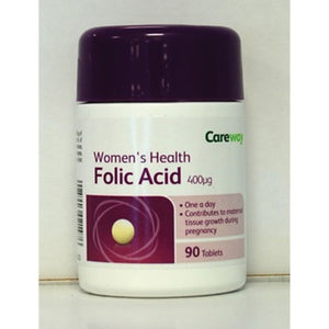 Women's Health Folic Acid 400mg (Careway)